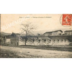 usine de la Raze Fabrique d'Antésite N. Perrot