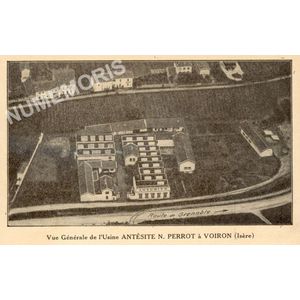 Vue générale de l'Usine Antésite N. Perrot à Voiron (Isère)