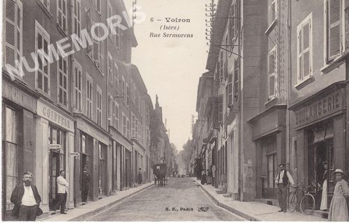 Voiron rue Sermorens quatre-chemins guénot