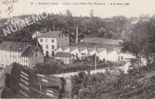 033 Voiron (Is&egrave;re) usine "les petits fils Bonnet"