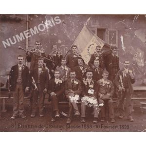 conscrits de St Etienne de Crossey en 1898