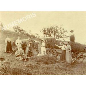 Saint-Etienne-de-Crossey : famille Michallat au Poutet en 1917