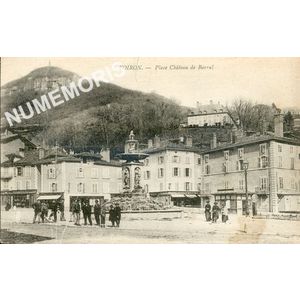 Voiron place ch&acirc;teau de Barral