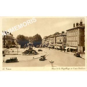 013 Voiron Place de la r&eacute;publique et cours S&eacute;nozan
