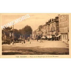 7400 Voiron Place de la r&eacute;publique et cours S&eacute;nozan