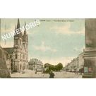 Voiron (Is&egrave;re) place saint Bruno et l'&eacute;glise