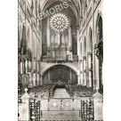 VOIRON (Is&egrave;re)-Eglise Saint-Bruno- N�4-Le fond de l'Eglise. Les grandes orgues de Cavalhi&eacute;-Col, restaur&eacute;es par Beaucourt (41 jeux)