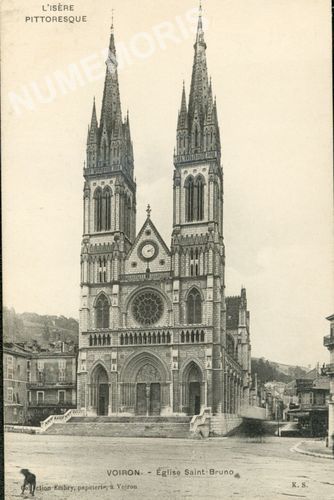 L'Is&egrave;re pittoresque Voiron &eacute;glise Saint Bruno