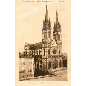 Voiron (Is&egrave;re) Eglise Saint-Bruno N�1 la fa&ccedil;ade