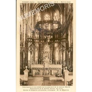 Voiron (Is&egrave;re) Eglise Saint-Bruno N�5 ma&icirc;tre-autel