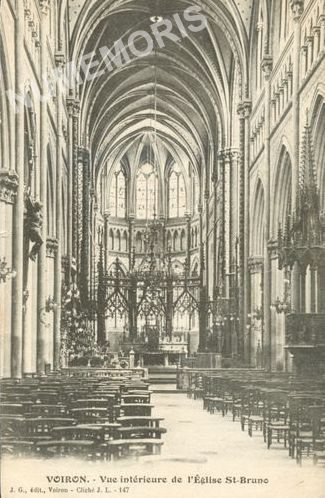 JG 147 Voiron vue int&eacute;rieure de l'&eacute;glise St Bruno