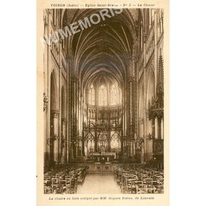 Voiron (Is&egrave;re) Eglise Saint-Bruno N�3 le choeur