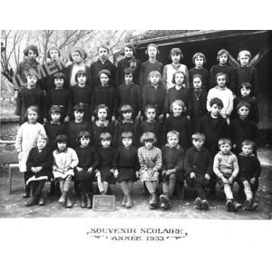 Chirens école en 1933 filles 