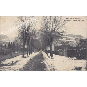 JG 469 L'hiver en Dauphin&eacute; Voiron route de Criel