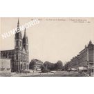 044 Voiron La place de la R&eacute;publique L'&eacute;glise St-Bruno et le Cours S&eacute;nozan LL