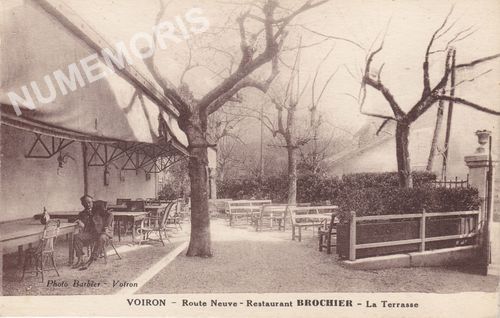 Voiron route neuve restaurant Brochier la terrasse