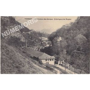 GD 164 Voiron les usines des gorges Fabriques de papier