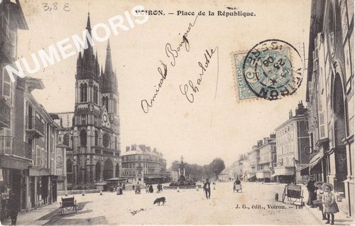 JG 148 Voiron place de la R&eacute;publique