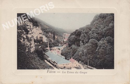 Voiron les usines des gorges
