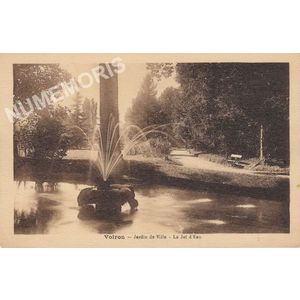 Voiron jardin de ville le jet d'eau