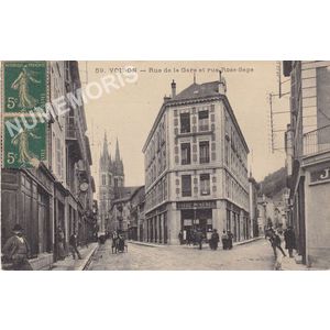 GD 059 Voiron rue de la gare et rue Rose Sage