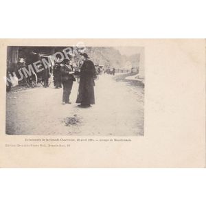 Ev&egrave;nements de la Grande Chartreuse, 29 avril 1903 - groupe de manifestants