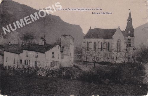 La Buisse l'Eglise et l'Ecole Communale de filles