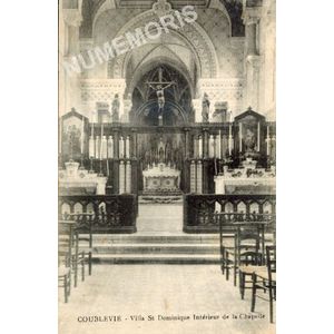 Coublevie villa St Dominique int&eacute;rieur de la chapelle