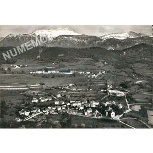 Coublevie (Is&egrave;re) 21167 Vue g&eacute;n&eacute;rale a&eacute;rienne. Dans le fond, la Grande Sure (1929 m)