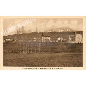 Coublevie (Is&egrave;re) vue g&eacute;n&eacute;rale et la Grande-Sure