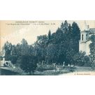 Coublevie-Voiron (Is&egrave;re) "le Repos de l'ouvri&egrave;re" un coin du parc A.M.