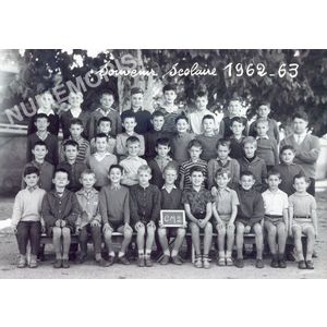 Voiron école de Mille Pas en 1962-63