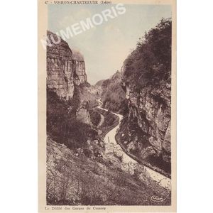 047 Voiron-Chartreuse (Is&egrave;re) le d&eacute;fil&eacute; des Gorges de Crossey