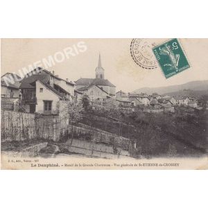 JG 237 dauphin&eacute; massif de la Chartreuse vue g&eacute;n&eacute;rale de St-Etienne-de-Crossey