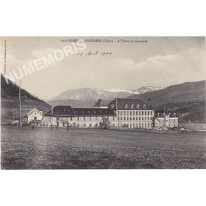 St-Geoire en Valdaine (Is&egrave;re) l'usine de Champet