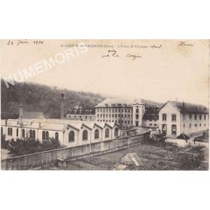 St-Geoire en Valdaine (Is&egrave;re) l'usine de Champet