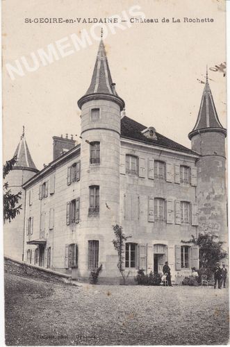 St-Geoire-en-Valdaine le ch&acirc;teau de la Rochette