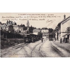 002 St-Geoire-en-Valdaine (Is&egrave;re) la gare