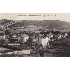 001 St-Geoire en Valdaine (Is&egrave;re) quartier de la gare