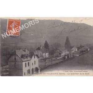 St-Geoire en Valdaine (Is&egrave;re) le quartier de la gare