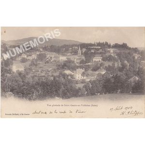 vue g&eacute;n&eacute;rale de Saint-Geoire-en-Valdaine (Is&egrave;re)