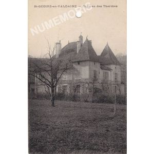 St-Geoire-en-Valdaine ch&acirc;teau des Thermes