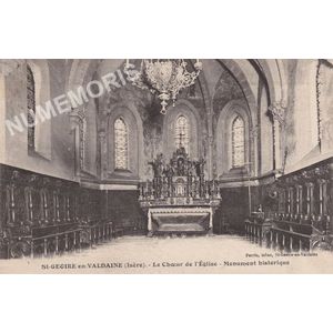 St-Geoire-en-Valdaine le choeur de l'&eacute;glise monument historique