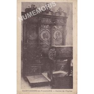 Saint-Geoire-en-Valdaine stalles de l'Eglise