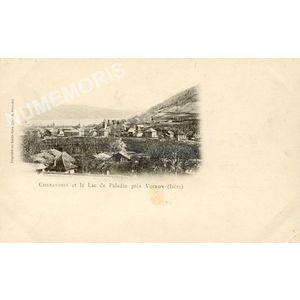 Charavines et le lac de Paladin pr&egrave;s Voiron (Is&egrave;re)