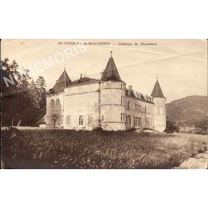 Saint-Nicolas de Macherin ch&acirc;teau de Hautefort
