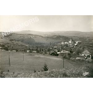 6532 Environs de St-Geoire-en Valdaine (Isère) Merlas vue générale