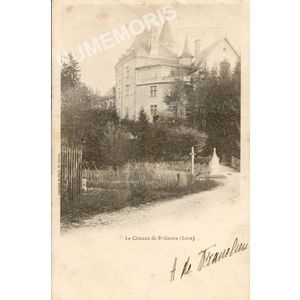 le ch&acirc;teau de St- Geoire (Is&egrave;re)