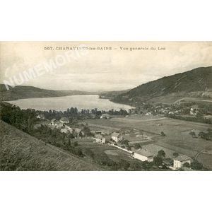 GD 567 Charavines-les-Bains vue g&eacute;n&eacute;rale du lac