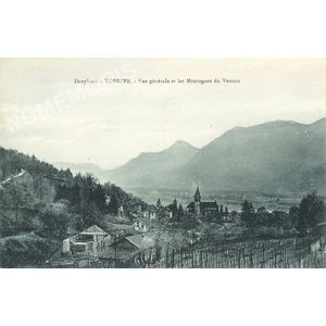 Voreppe - vue g&eacute;n&eacute;rale et le montagnes du Vercors